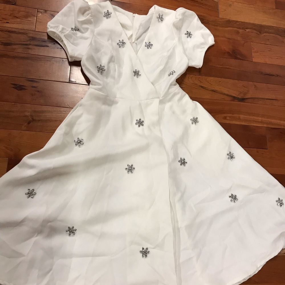 White dress